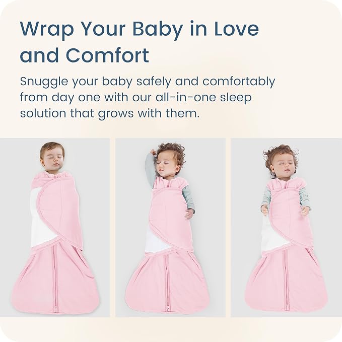Newborns Swaddle Sleep Sack 0–3 Months, 1.0 TOG Baby Blanket - Image 3