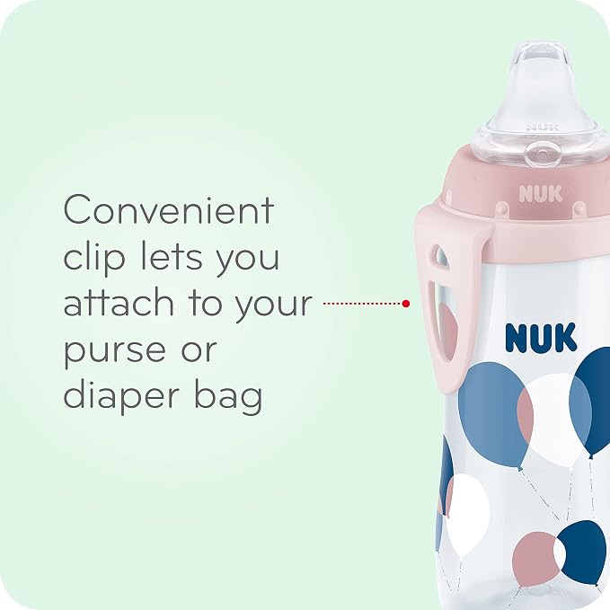 NUK Elmo Active Cup, 2 Pack – BPA Free, Spill Proof Sippy Cup - Image 4