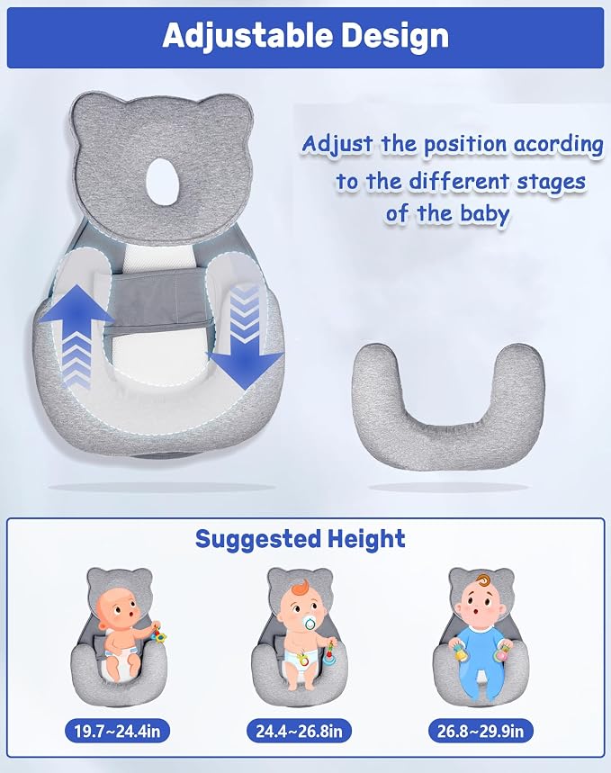 Cushion Reflux Breastfeeding Pillow, Bottle Feeding, Tummy Time - Image 4