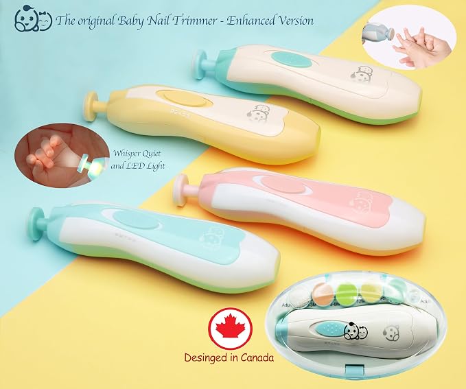 Baby Nail Trimmer 21 in 1, Usage Labeled Case & 13 Extra Replacement Tools - Image 5