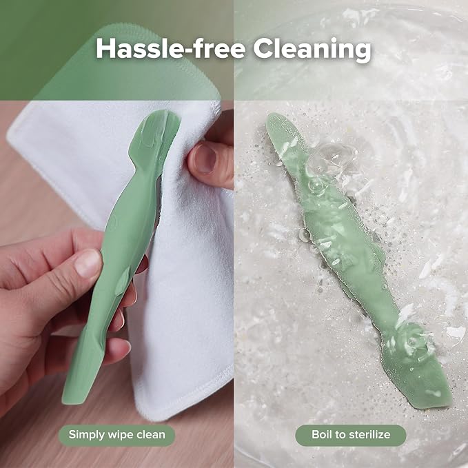 haakaa Baby Diaper Cream Spatula, Mess-free Silicone Diaper Rash Cream - Image 7