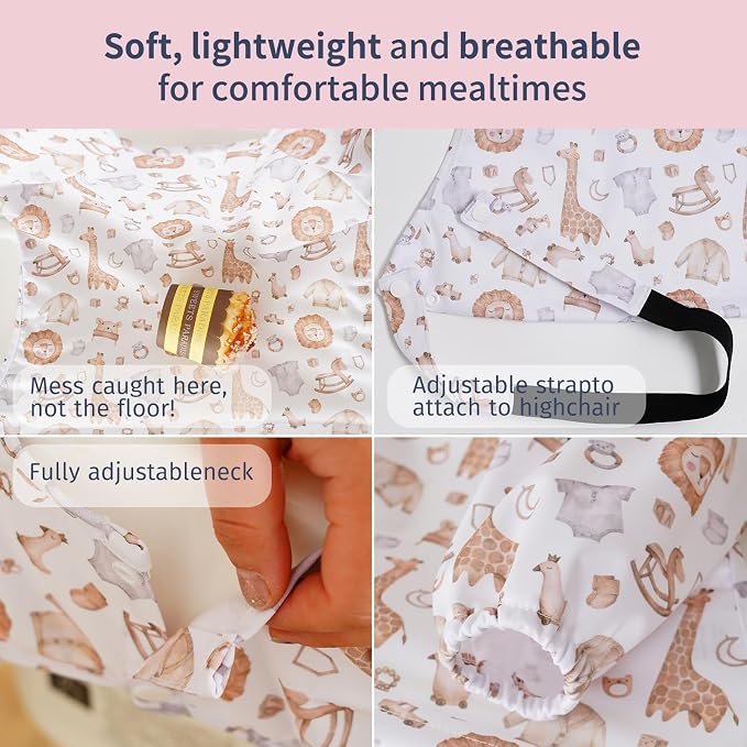 Long Sleeve Baby Bib - Image 3