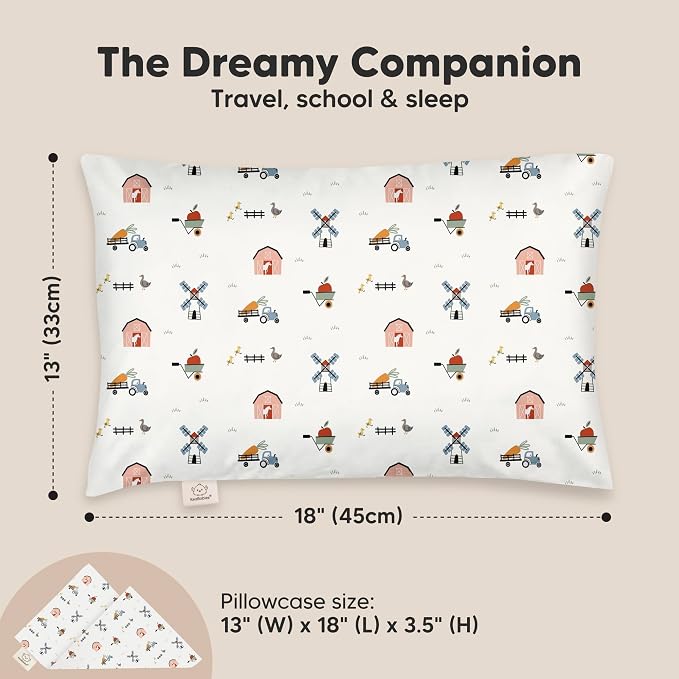 Toddler Pillow with Pillowcase - Image 3