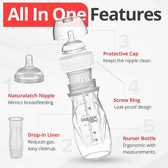 Playtex Baby Anti-Colic Nurser Bottle - Image 2