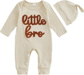 Fernvia Newborn Baby Boy Clothes Letters Print Bodysuit 3 6 9 12 18 Months Long by Fernvia