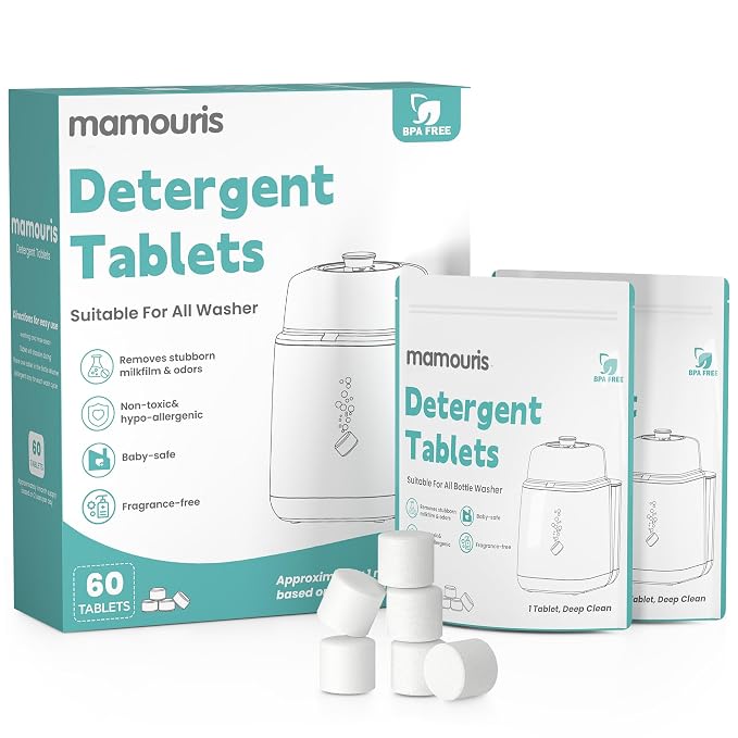 60PCS Official Detergent Cleaning Tablets: by Mamouris