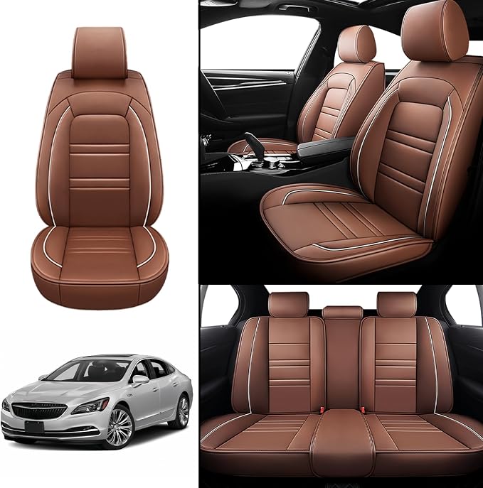 Seat Covers for Buick Lacrosse 2005-2019 | 5-Seats Leather Seat Covers - Image 2