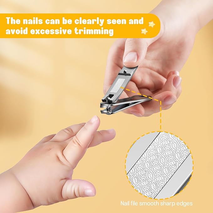 FVION Kids Nail Clippers, Small Jaw Baby Nail Clipper Trimmers - Image 5
