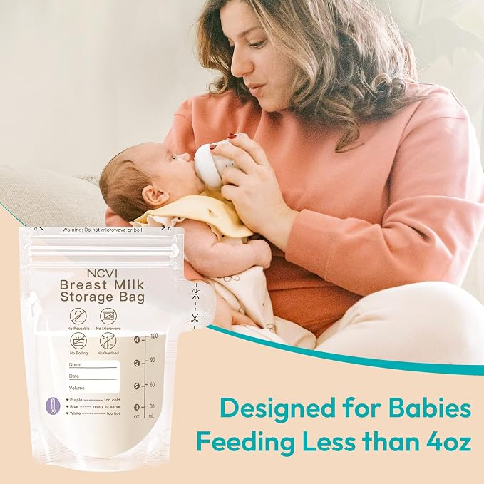 NCVI 4+7 oz Breastmilk Storage Bag Freezer - Image 8
