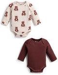 MONICA + ANDY Baby Organic Long Sleeve Jack and Jill Bodysuit by monicaandy