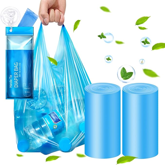 Large Adult Diaper Disposal Bags, Fresh Scented, Elderly Waste Disposal by Dergik