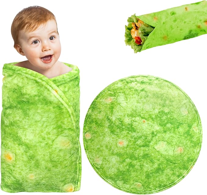 Spinacia Blanket Baby, Newborn Toddler, 285 GSM Soft Flannel Wearable Wrap - Image 7
