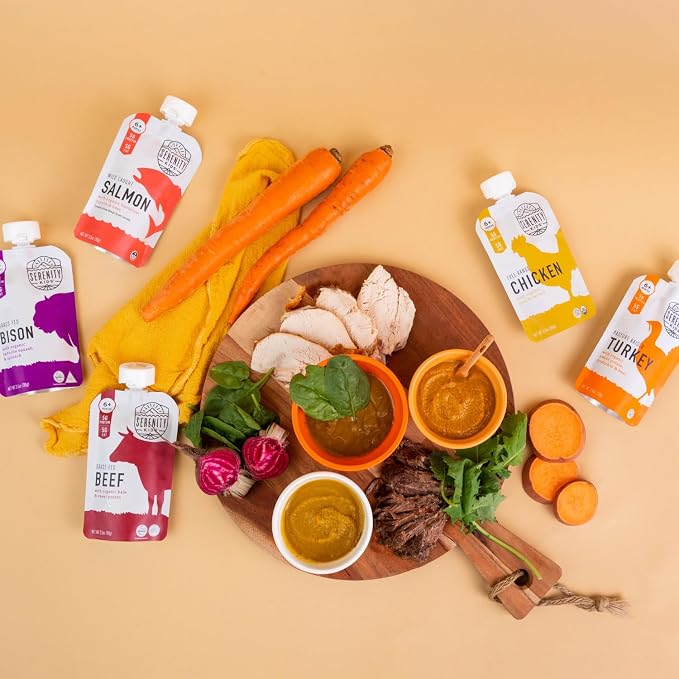 Serenity Kids 6+ Months Baby Food Pouches Puree Made - Image 7