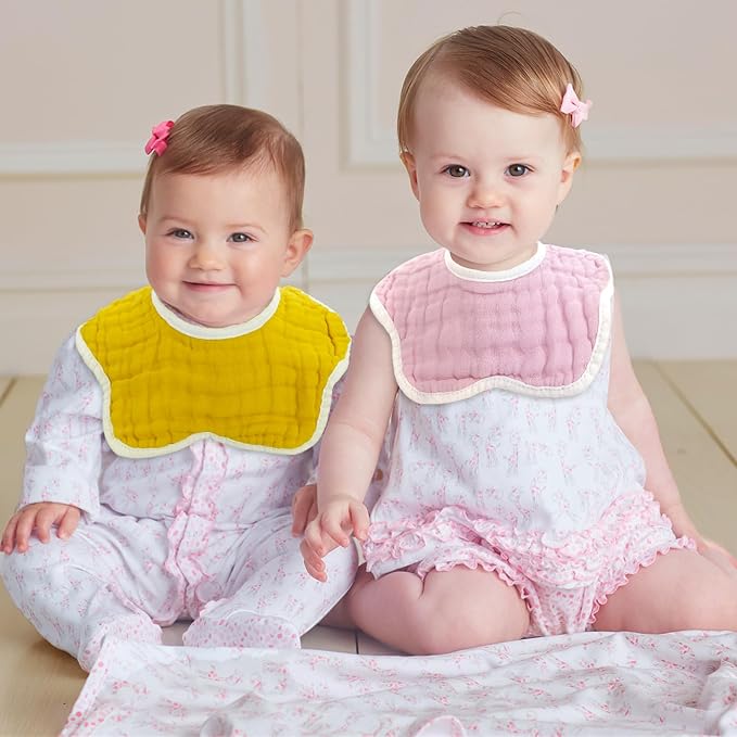 Baby Bibs Muslin Drool Teething Drooling Bibs - Image 6