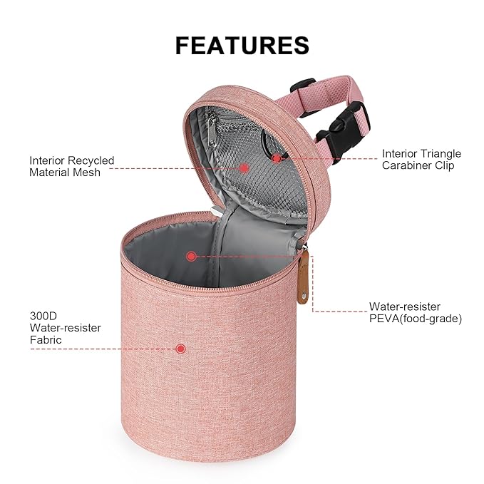 Accmor Breastmilk Cooler Bag, Insulated Baby Bottle Cooler Tote Bags - Image 5