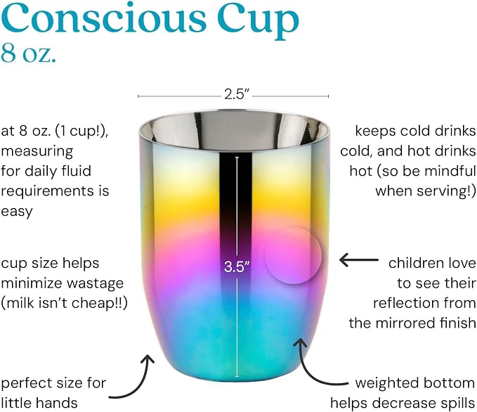 Ahimsa Stainless Steel Kids Cup - Image 2