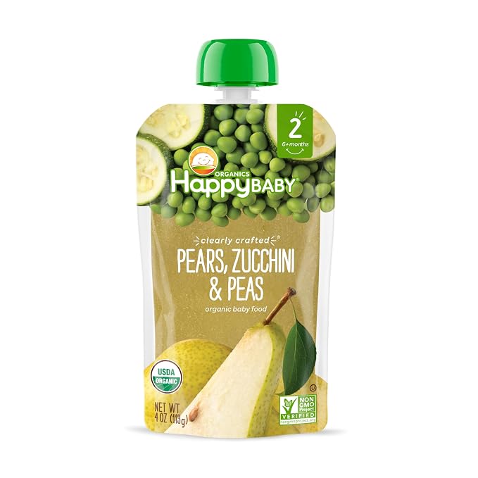 Happy Baby Organics Stage 2 Baby Food Pouches, Gluten Free, Vegan & Healthy - Image 6