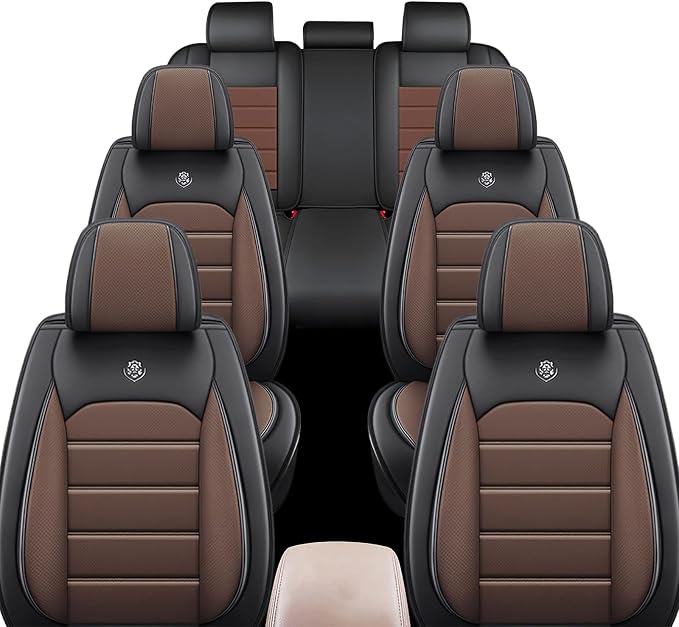 JOJ Fit for Toyota Highlander 2001-2022 Seat Covers, 7 Seat Car Seat Cover - Image 2