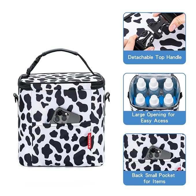 Breastmilk Cooler Bag with Ice Pack Fits 6 Baby Bottles Up to 9 Ounce, Baby - Image 3
