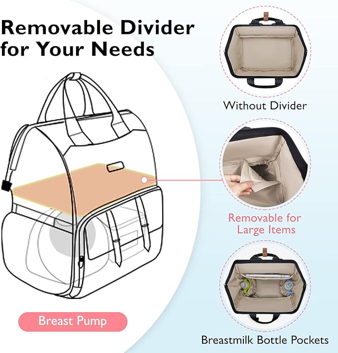 mommore Breast Pump Bag Backpack - Image 4