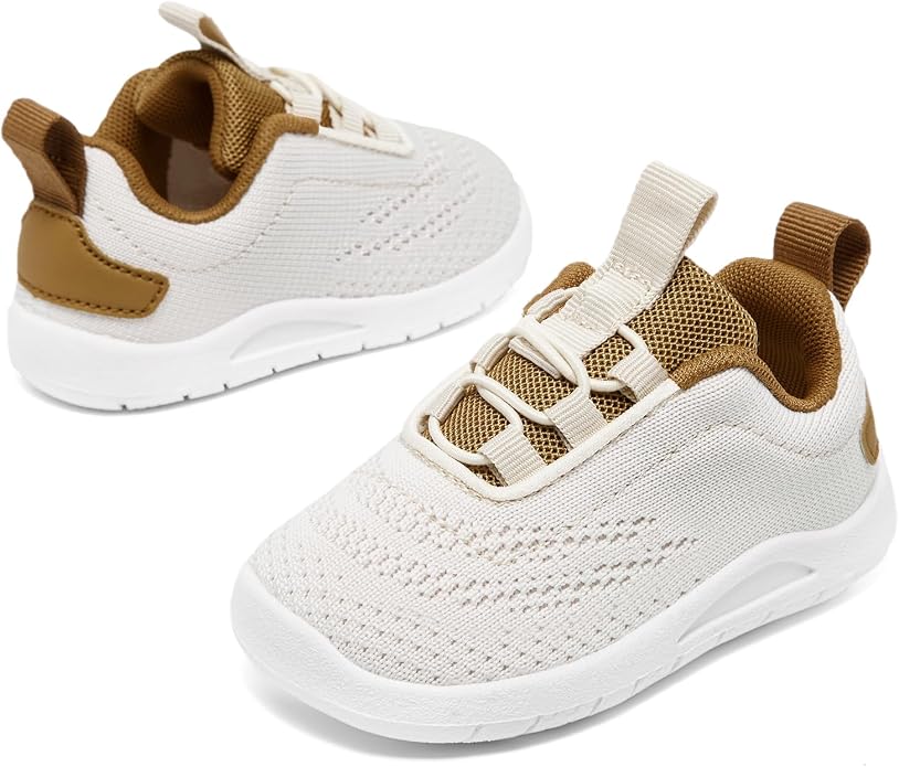 MORENDL Toddler Slip On Sneakers Baby Walking Shoes Non-Slip Breathable Unisex - Image 3
