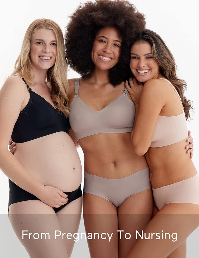 Momcozy Nursing Bras for Breastfeeding, YN21 Seamless Ultra Comfort Maternity - Image 7