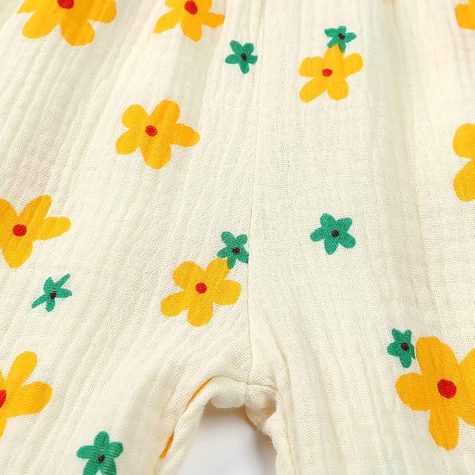 MYGBCPJS Baby Boys Girls Cotton Linen Trousers Kids Casual Ankle Pants Loose - Image 6