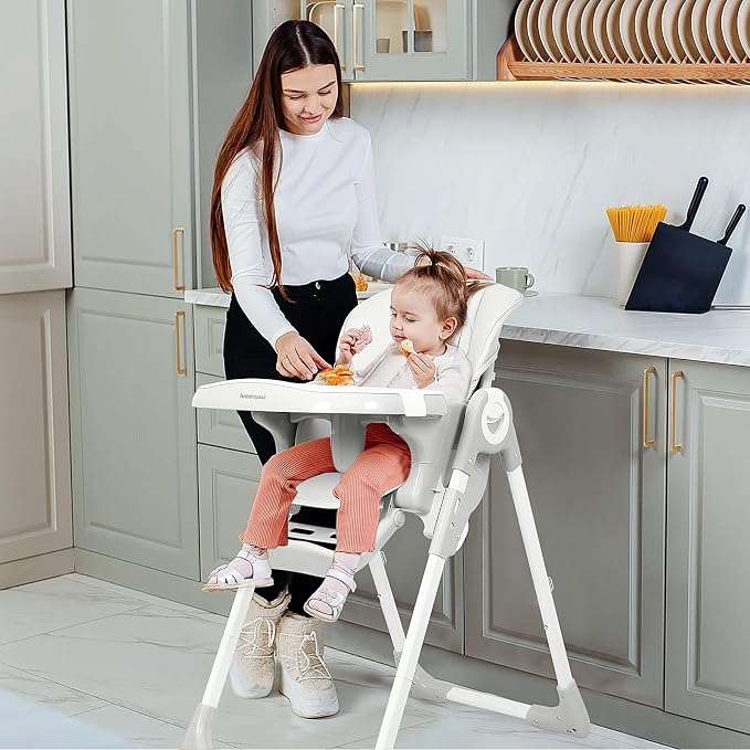 4 in 1 High Chairs for Babies and Toddlers, Convertible Foldable Baby High - Image 6