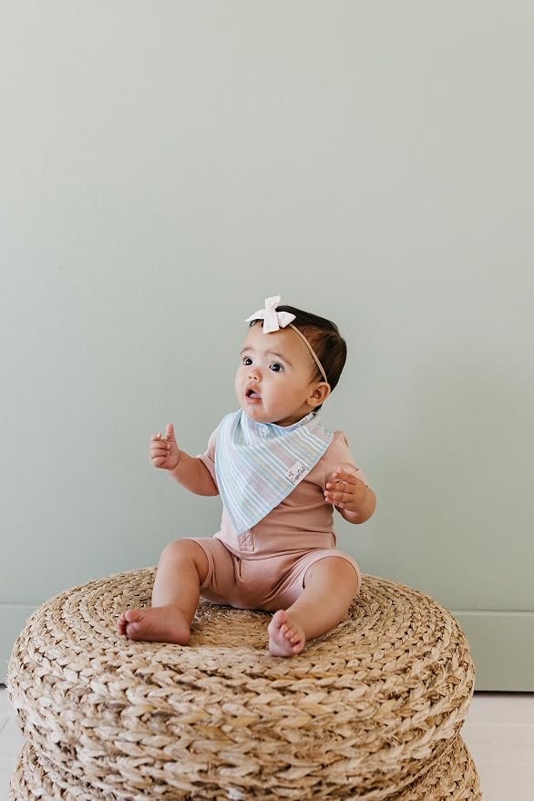 Copper Pearl 4 Pack Soft Cotton Baby Bibs - Image 2