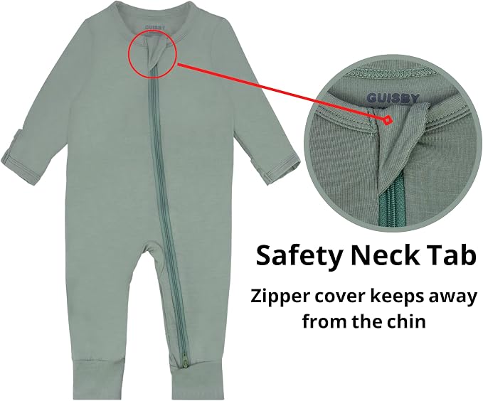 GUISBY Baby Pajamas with Mitten Cuffs - Image 4
