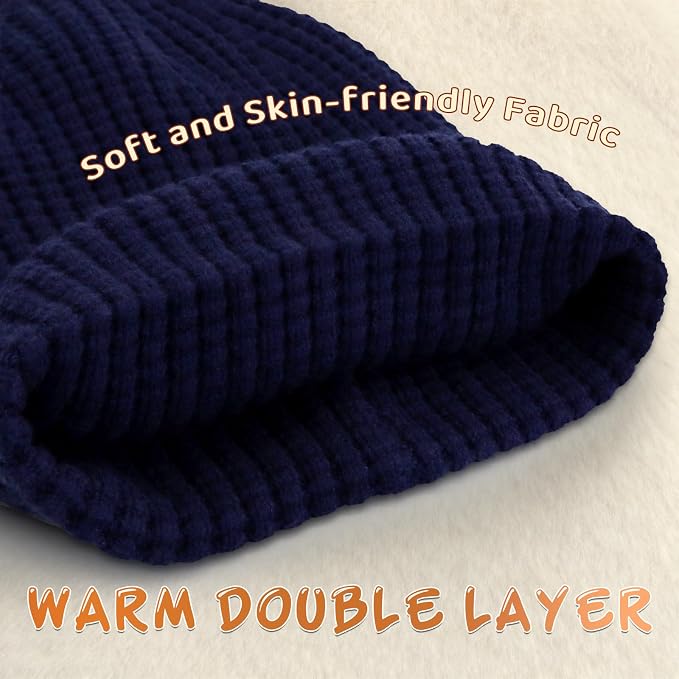 Toddler Beanie Baby Beanies for Kids Boys Winter Hat Girl Cute Kintted Beanie - Image 3