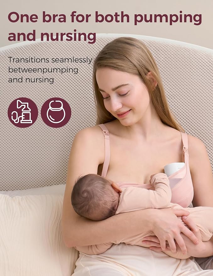 Momcozy Mesh Support Pumping Bra Hands Free Suitable - Image 3