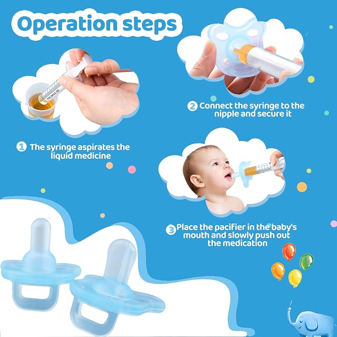 Baby Medicine Dispenser, Baby Medicine Syringe, 0 months and up Baby Pacifiers - Image 8