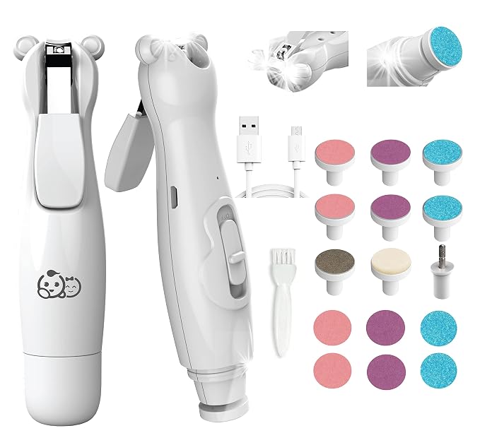 Royal Angels Rechargeable Baby Nail Clippers 20 in 1, Safe Electric Nail Trimmer by Royal+Angels