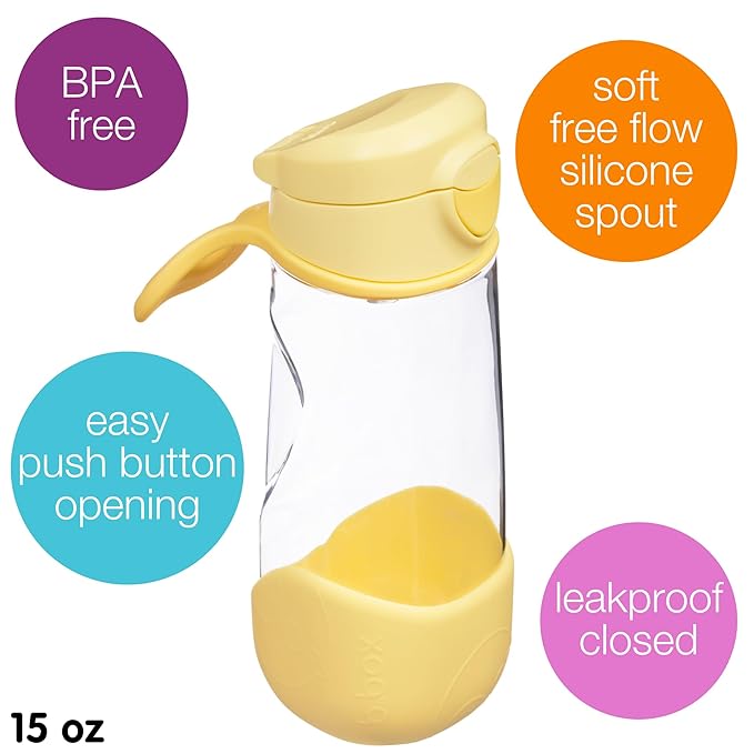 b.box 15 oz Sport Spout Kids Water Bottle - Image 3