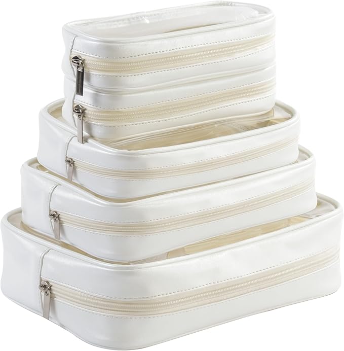TSA Approved 5-Piece Diaper Bag Organizer Pouch Set Clear Waterproof TPU Kids - Image 6