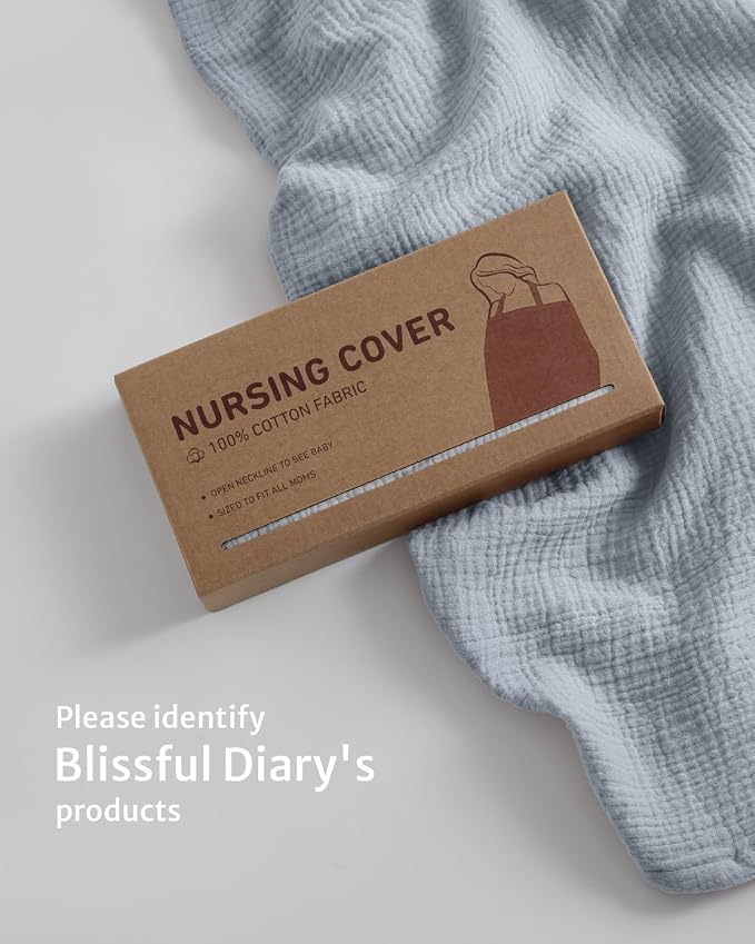 Blissful Diary Muslin Nursing Cover - Image 7