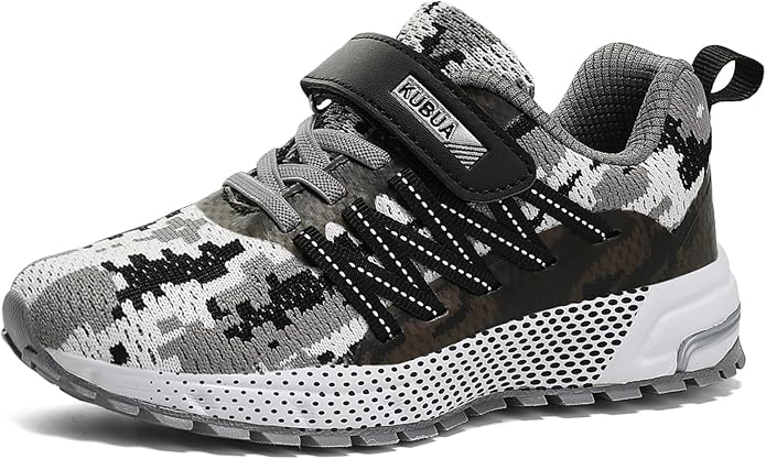 KUBUA Kids Sneakers for Boys Girls Running Tennis Shoes Lightweight Breathable - Image 2