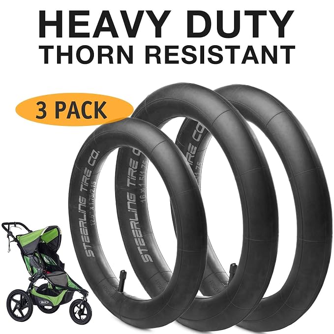 Two 16'' x 1.5/1.75 & One 12.5'' x 1.75/2.15 Extra Thick Inner Tire Tube - Image 8