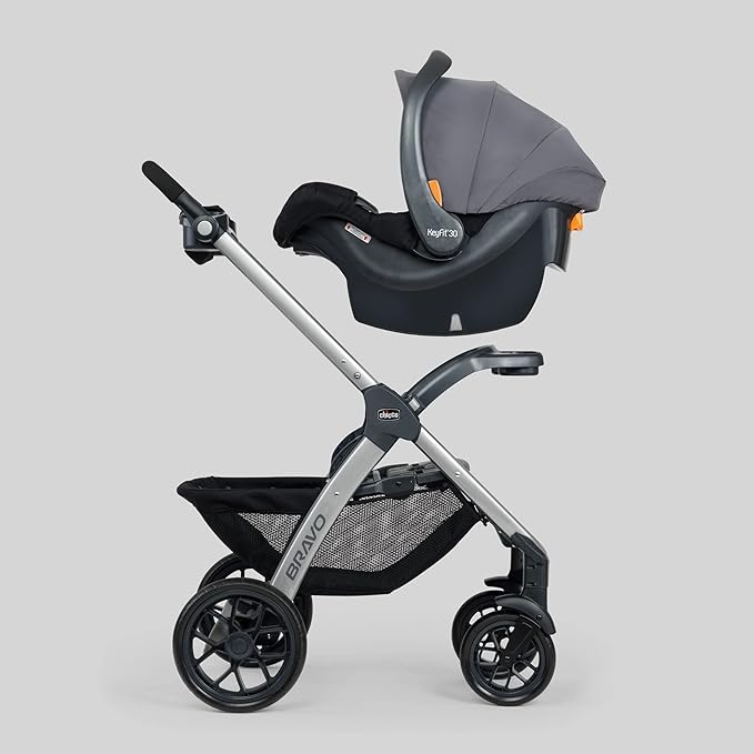 Chicco Bravo 3-in-1 Trio Travel System, Bravo Quick-Fold Stroller - Image 4