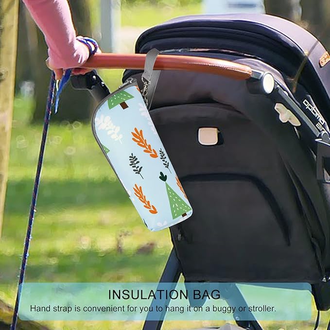 Accmor Baby Bottle Tote Bags, Insulated Breastmilk Cooler Bag, Nursing Bottle - Image 5