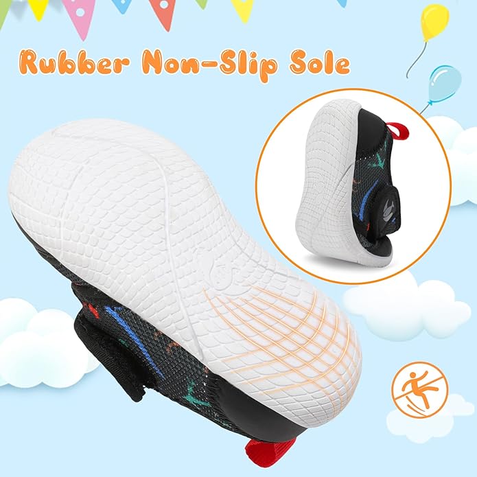 FEETCITY Baby First Walking Shoes Boys Girls Infant Sneakers Crib Shoes - Image 5
