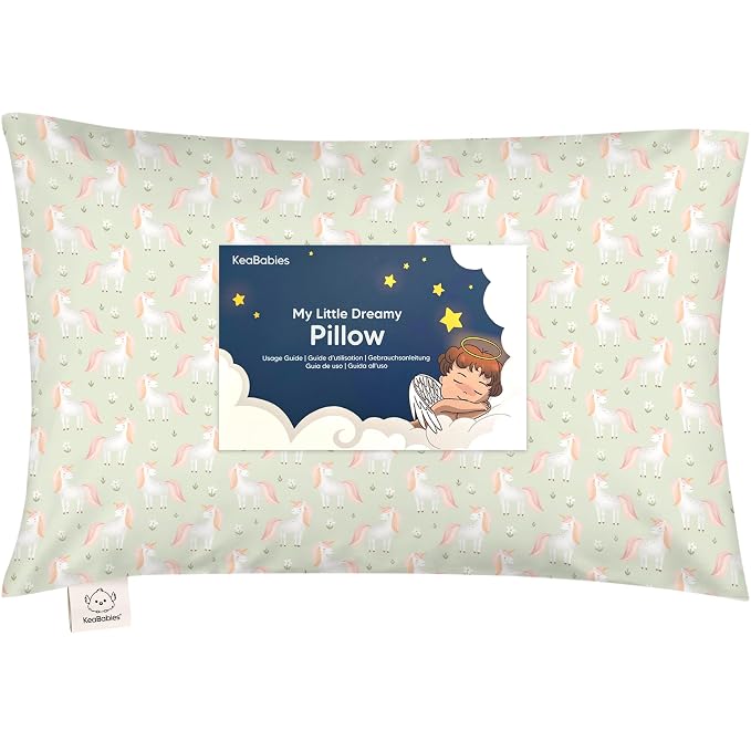 Toddler Pillow with Pillowcase by KeaBabies