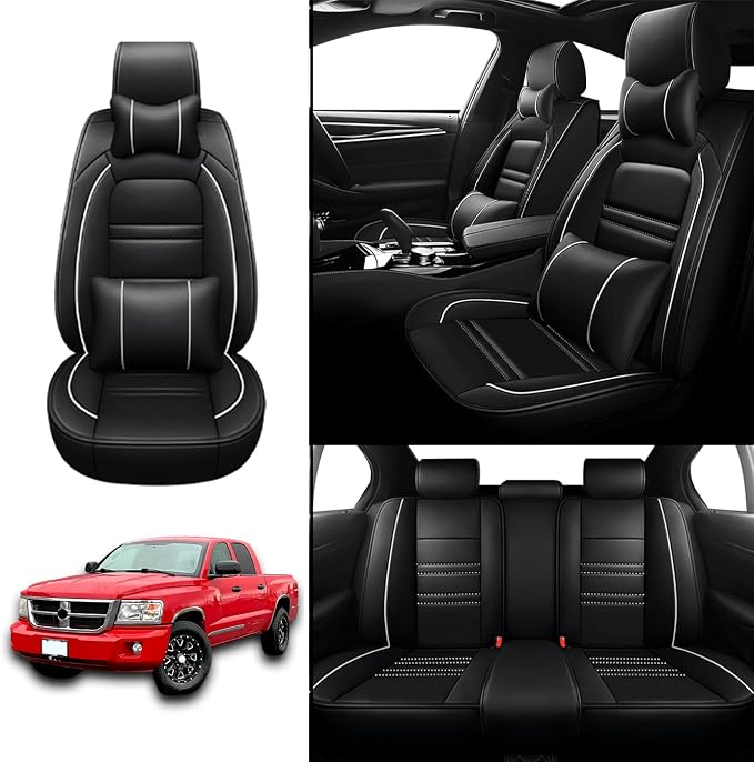 Car Seat Covers for Dodge Dakota 2000-2011 | 5-Seats Seat Covers, Waterproof - Image 2