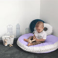 Large Floor Pillow Kids Round Floor Cushion Seating, 35 inches Big Circle Pillow by Kishome