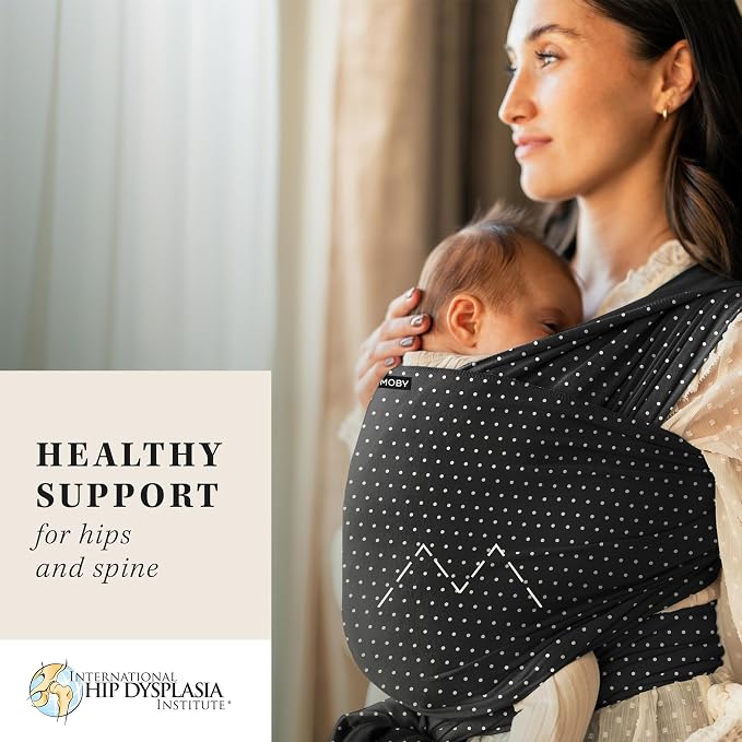 Moby Baby Wrap Carrier Classic for Newborns to Toddlers, Infant Sling Carrier - Image 3