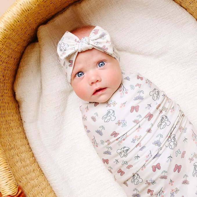 Copper Pearl Large Premium Knit Baby Swaddle Receiving Blanket Minnie Mouse's - Image 2