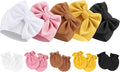 BQUBO Newborn Baby Girls Hats Mittens Set Hospital Hat Beanie Infant Bow Hats by DRESHOW