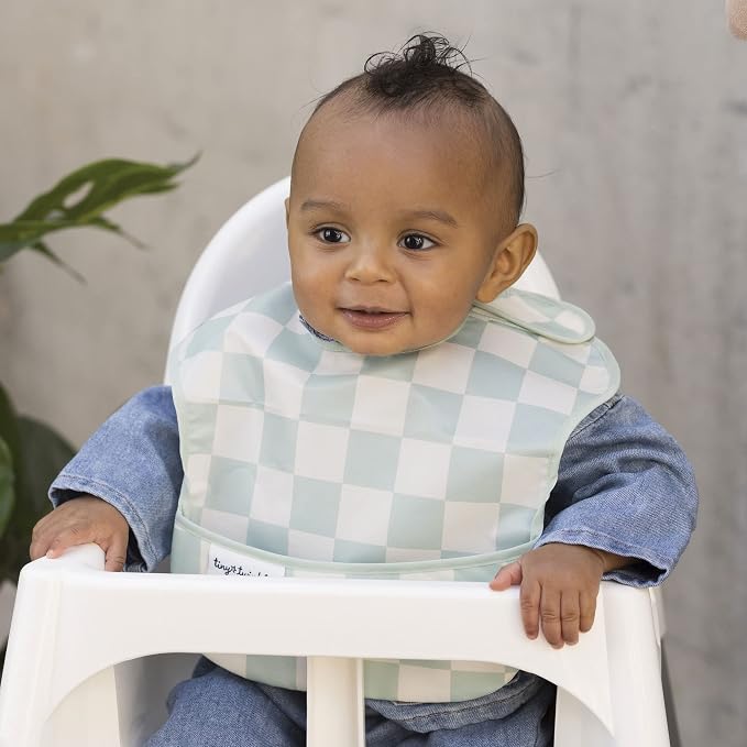 Tiny Twinkle Mess Proof Baby Bibs - Image 7