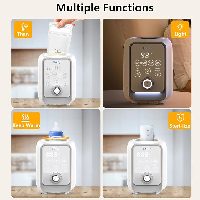 Swirlable Baby Bottle Warmer 3 Mins Fast Bottle Warmer 9 in 1 Bottle Warmer - Image 7